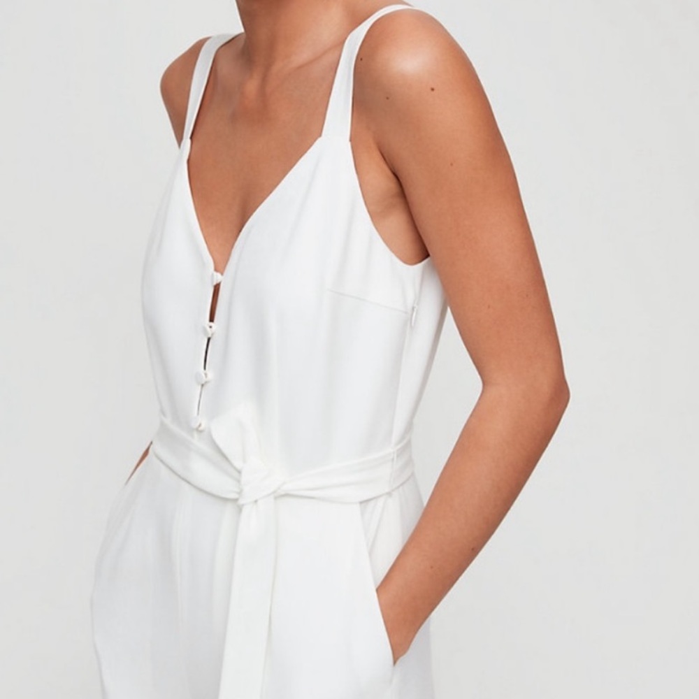 WHITE LITTLE MOON ROMPER